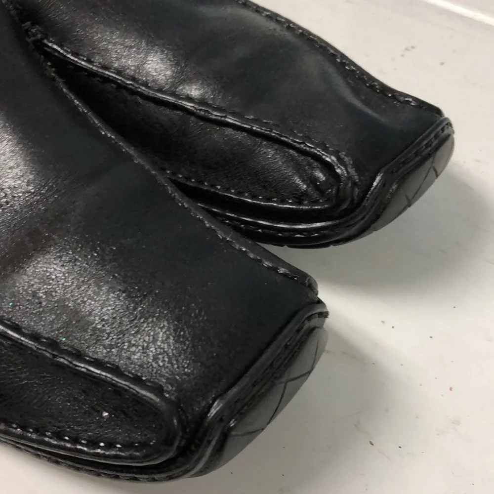Donald J. Pliner Sport Mens Black Eiver leather Driving Moccasins US size 9‎